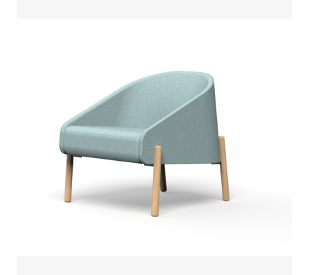 Pera Ahşap Ayaklı Tekli Kanepe